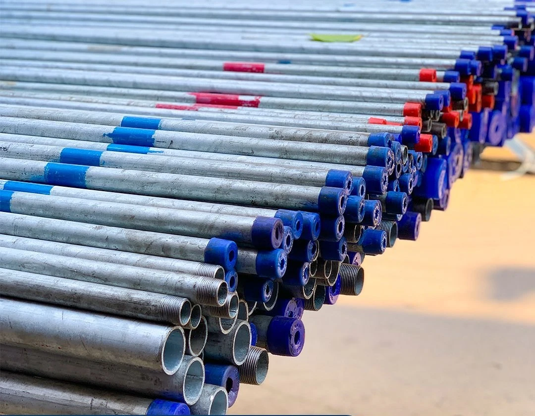 Galvanised pipe stock at Nova Trading in Ranigunj