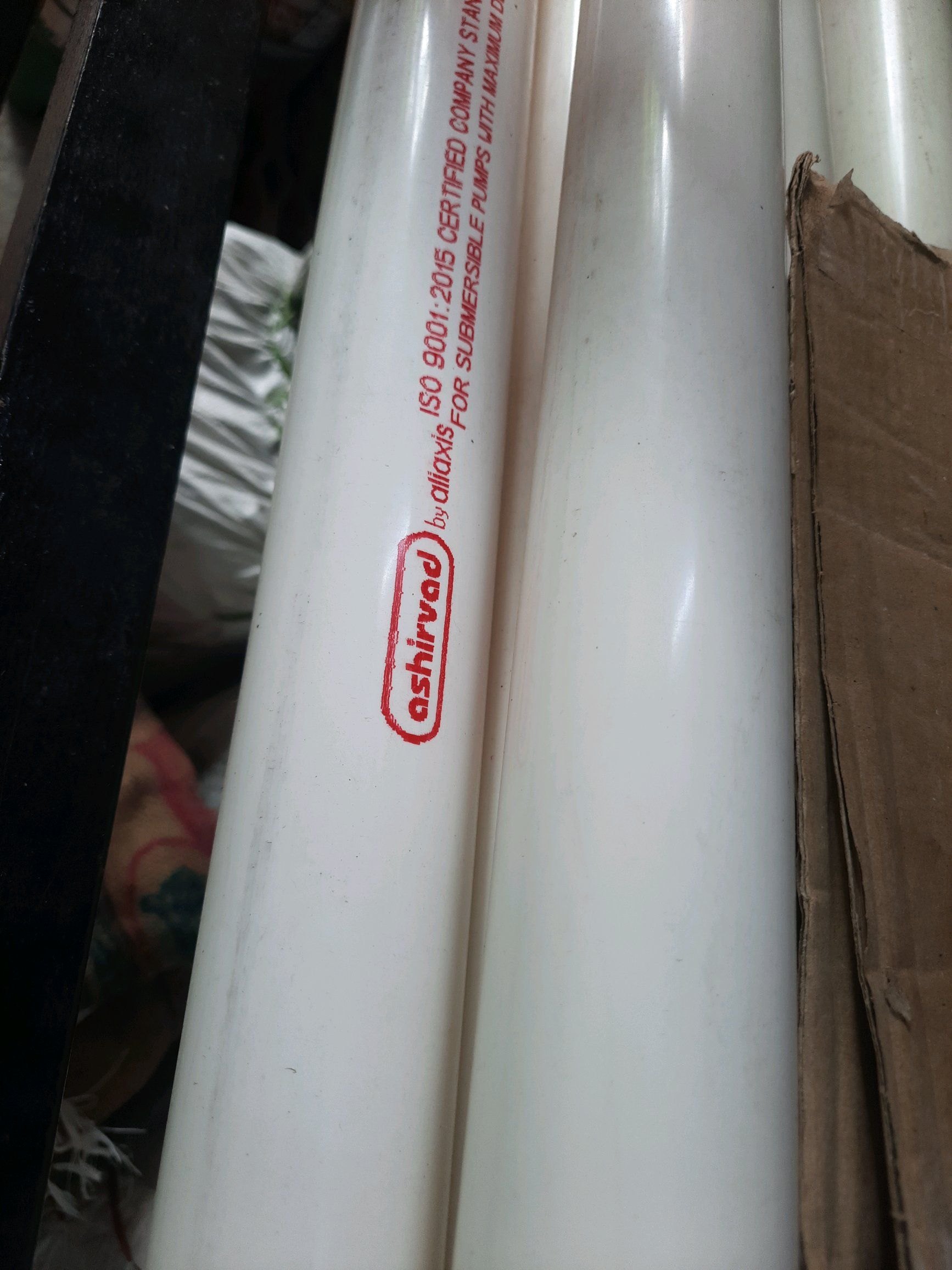 Ashirvad UPVC column pipes for submersible borewell pumps